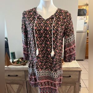 Paradise multicolored tunic